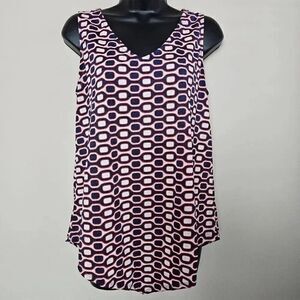 Late August Geometric Sleeveless Top